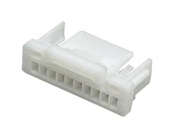 MP013843 - Connector Housing, Natural, Nylon 6.6, MP 1MM Lock Wire-to-Board, Receptacle, 10 Ways, 1 mm - MULTICOMP PRO