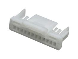 MP013845 - Connector Housing, Natural, Nylon 6.6, MP 1MM Lock Wire-to-Board, Receptacle, 12 Ways, 1 mm - MULTICOMP PRO