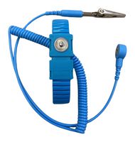 MP013854 - Wrist Wrap, 190mm Circumference Max, Banana Plug, Socket 155mm Length, Adjustable, Blue - MULTICOMP PRO