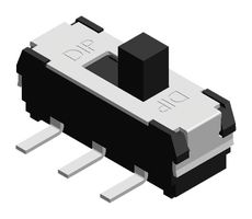 MPLSSAM22-V-T/R - Slide Switch, DPDT, Surface Mount, 100 mA - MULTICOMP PRO
