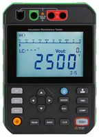 MP701119 - Insulation Tester, Digital Megohmmeter, 250V, 500V, 1kV, 2.5kV, 250kohm to 1Tohm, 0 °C, 35 °C - MULTICOMP PRO