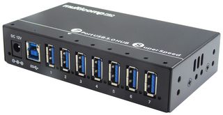 MP701124 - Hub, USB 3.0, 7 Port, Mains Powered, 5 Gbps Data Transfer - MULTICOMP PRO