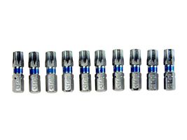MP014703 - Torx Bit, TT40 Size, Tamperproof Torx, 25 mm Length, Pack of 10 - MULTICOMP PRO