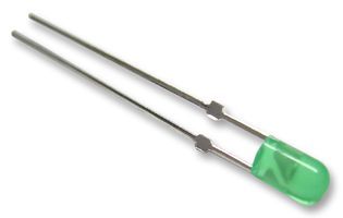 L514XGD - LED, AlInGaP, Green, Through Hole, T-1 (3mm), 20 mA, 2.1 V, 570 nm - MULTICOMP PRO