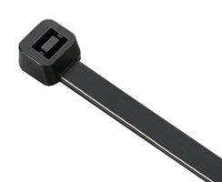 MP014896 - Cable Tie, Nylon 6.12 (Polyamide 6.12), Black, 368 mm, 4.8 mm, 105 mm, 50 lb - MULTICOMP PRO
