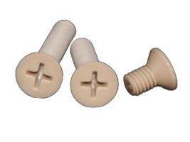 MP014199 - Screw, Phillips, Flat Countersunk Head, M6, PEEK (Polyether Ether Ketone), 20 mm Length - MULTICOMP PRO