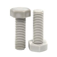 MP014361 - Bolt, Hexagon Head, Polyvinylidene Fluoride, M6 x 12mm - MULTICOMP PRO
