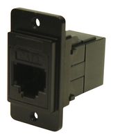 MP-CP30723MB440 - In-Line Adapter, Cat3, Black Metal, Adapter, In-Line, RJ11, RJ11, MP Dual Slim Feedthrough Series - MULTICOMP PRO