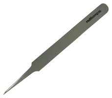 MP015183 - Tweezers, Straight Tip, 110mm OAL, Stainless Steel Body/Tip - MULTICOMP PRO