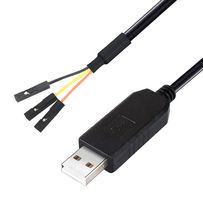 MP015230 - USB to RS232 Cable, USB Type A, 2.54mm Terminal, FT232RL, 1m Length - MULTICOMP PRO