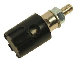 MP-CL681571 - Binding Post, 15 A, 48 V, Nickel Plated Contacts, Panel Mount, Black - MULTICOMP PRO