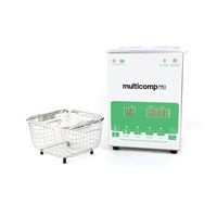 MP-USC-2L - Ultrasonic Cleaner Tank, 2l Capacity, 240VAC, 50W, UK & EU Plug, 180mm L x 170mm W x 240mm H - MULTICOMP PRO