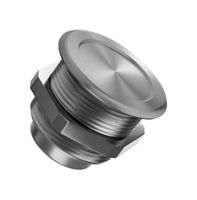 MP015460 - Vandal Resistant Switch, MP Piezo Switch, 19 mm, SPST-NO, Momentary, Round Flat, Natural - MULTICOMP PRO