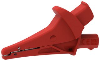 MP-AC-1500V-R - Safety Alligator Clip, Red, 1.5kV Voltage, 20A Current, 25mm Jaw Opening - MULTICOMP PRO