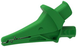 MP-AC-1500V-G - Safety Alligator Clip, Green, 1.5kV Voltage, 20A Current, 25mm Jaw Opening - MULTICOMP PRO