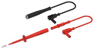 MP-H-EV-MEAS-KIT2 - Test Lead, Black CSS 2 Jack to 4mm Banana Plug Lead, Probe Body, 4mm Banana Plug to R/A Plug Leads - MULTICOMP PRO
