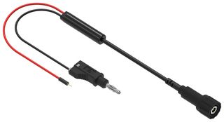 MP-BNCMMF-150 - BNC Breakout, BNC Plug, 4mm Banana Plug, Stackable, 0.8mm Plug, 4.92 ft, 1.5 m, Red, Black, 3 A - MULTICOMP PRO