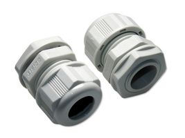 MP015668 - Cable Gland, M16 x 1.5, 5 mm, 10 mm, Nylon (Polyamide), Grey, IP68, IP69K - MULTICOMP PRO
