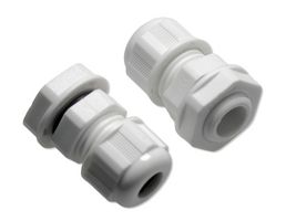 MP015672 - Cable Gland, M16 x 1.5, 5 mm, 10 mm, Nylon (Polyamide), White, IP68, IP69K - MULTICOMP PRO