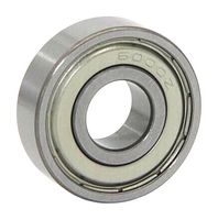 MP-6000-ZZ - Ball Bearing, Deep Groove, 10mm Internal Diameter, 26mm External Diameter, 8mm Width, Steel - MULTICOMP PRO