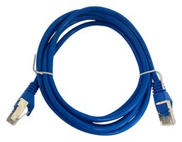 MP015548 - Ethernet Cable, 8P8C, Cat5e, RJ45 Plug to RJ45 Plug, FTP (Foiled Twisted Pair), Blue, 5 m, 16.4 ft - MULTICOMP PRO