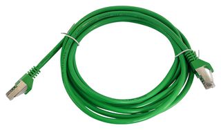 MP015550 - Ethernet Cable, 8P8C, Cat5e, RJ45 Plug to RJ45 Plug, FTP (Foiled Twisted Pair), Green, 2 m, 6.6 ft - MULTICOMP PRO