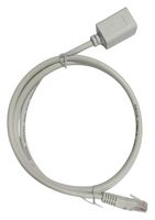 MP015536 - Ethernet Cable, 8P8C, Cat6, RJ45 Plug to RJ45 Receptacle, UTP (Unshielded Twisted Pair), White, 1 m - MULTICOMP PRO