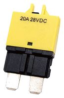MP015927 - Thermal Circuit Breaker, T3, MP 102 Series, 20 A, 1 Pole, 28 V, Auto Fuse Holder - MULTICOMP PRO