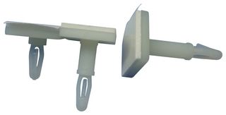 MP-LCBSBM-3-01A-RT - Push Spacer, Lock-In Support, Adhesive Base, Nylon, 12.7mm Width, 4.8mm Height - MULTICOMP PRO