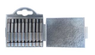 MP015835 - Hex Bit Set, 2mm x 50mm Hex, S2, 1/4", 10 Pieces - MULTICOMP PRO