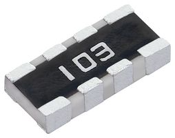 MPCNF43JTFX2002 - Fixed Network Resistor, 20 kohm, Isolated, 4 Resistors, 0603 [1608 Metric], Flat, ± 5% - MULTICOMP PRO