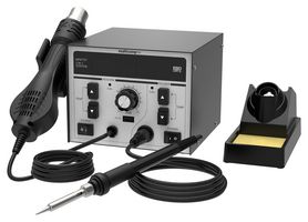 MP877D+ EU - Hot Air Rework Station, with Soldering Station, 230VAC, 750W, EU Plug, 500°C Heat Temperature Max - MULTICOMP PRO