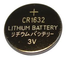 CR1632 - Battery, 3 V, 1632, Lithium, 120 mAh, Flat Top, 20 - MULTICOMP PRO