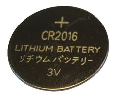 CR2016 - Battery, 3 V, 2016, Lithium, 75 mAh, Flat Top, 20 - MULTICOMP PRO