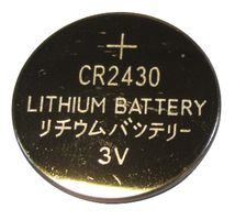 CR2430 - Battery, 3 V, 2430, Lithium, 270 mAh, Flat Top, 20 - MULTICOMP PRO