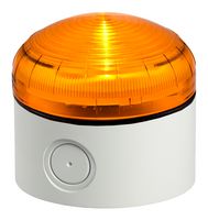 MP016019 - Beacon, Amber, Flashing, Random, Steady, Strobe, 24 V Supply, 92 mm, IP66/IP69K - MULTICOMP PRO
