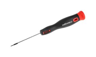 MP-SD4015F - Screwdriver, Slotted, Precision, TPR Handle, 2 mm Tip, 60 mm L Blade, 155 mm OVL - MULTICOMP PRO