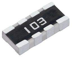 MPNF43JTFX0820 - Fixed Network Resistor, 82 ohm, Isolated, 4 Resistors, 0603 [1608 Metric], Flat, ± 5% - MULTICOMP PRO