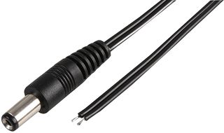 PPW00019 - LEAD, DC POWER, 2.1MM PLG - BARE END, 5M - PRO POWER