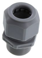 SEC75GA - CORD CONNECTOR, STRAIGHT MALE, NYLON, NPT 0.75IN, GREY - HUBBELL WIRING DEVICES