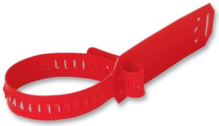 CM4S-L2 - Cable Tie, ID Marker Strap, PE (Polyethylene), Red, 387 mm, 19.1 mm, 111 mm - PANDUIT