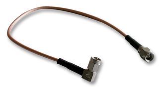 1337810-2 - RF / Coaxial Cable Assembly, 90° SMA Plug to SMA Plug, RG316, 50 ohm, 19.69 ", 500 mm, Black - GREENPAR - TE CONNECTIVITY
