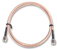 1337819-1 - RF / Coaxial Cable Assembly, SMC Plug to SMC Plug, RG174, 50 ohm, 9.84 ", 250 mm, Black - GREENPAR - TE CONNECTIVITY