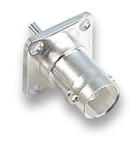 1-1337446-0 - RF / Coaxial Connector, BNC Coaxial, Straight Flanged Jack, Solder, 50 ohm, Brass - GREENPAR - TE CONNECTIVITY