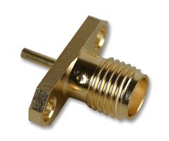 1-1478963-0 - RF / Coaxial Connector, SMA Coaxial, Straight Flanged Jack, Solder, 50 ohm, Beryllium Copper - GREENPAR - TE CONNECTIVITY