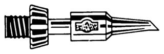 CX 3.2MM - Soldering Iron Tip, Flat, 3.2 mm - PORTASOL