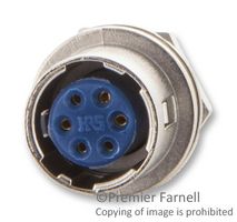 HR10-7R-6S(73) - Circular Connector, HR10 Series, Panel Mount Receptacle, 6 Contacts, Solder Socket - HIROSE(HRS)