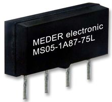MS12-1A87-75L - Reed Relay, SPST-NO, 12 VDC, MS, Through Hole, 700 ohm, 500 mA - STANDEXMEDER
