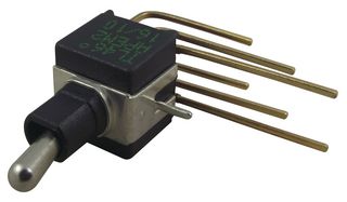 TL46WW050 - Toggle Switch, On-On, DPDT, Non Illuminated, TL, Through Hole - APEM
