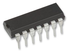 MCP6044-I/P - Operational Amplifier, Quad, 4 Amplifier, 14 kHz, 0.003 V/µs, 1.4V to 5.5V, DIP, 14 Pins - MICROCHIP